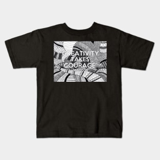 Zentangle Quote Kids T-Shirt